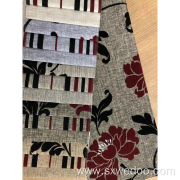 Woven Polyester Bronzing Flocking Fabric for Upholstery